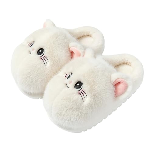 Women's Fuzzy Cat Slippers
