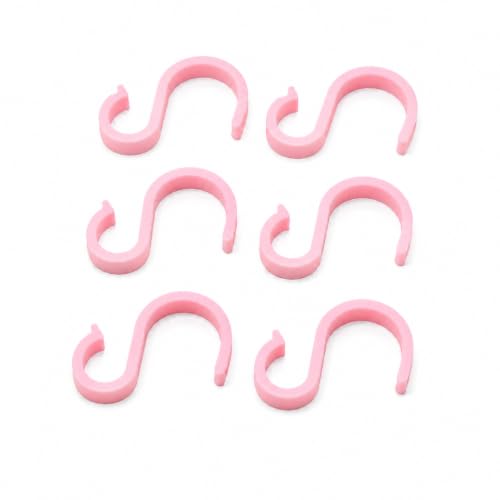 6 Pack Multi-Purpose Hooks Compatible with WonderFold Wagon W Series, White