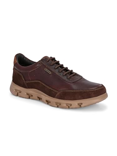 Image of MONDAIN Sandals for Men | Leather | Comfortable Stylish | Premium Look | Durable Everyday Footwear | Casual & Formal Wear | Office, Daily Use & Outings | Modern Design | Comfort Focused Fit |