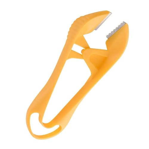 Pelador de ajo rápido y portátil, herramienta manual de acero inoxidable para quitar la piel del ajo con agujero para colgar, pinzas de pelar sin olor, práctico utensilio de cocina para cocinar en