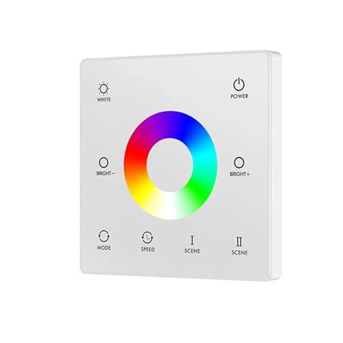Atenuador táctil LED blanco para una zona de luz 6
