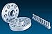 H&R 5035582 DRA-System Wheel Spacer Set 50mm per axle Pattern 5x108-Hub 58mm-Bolt Size M14x1,5-Lotus