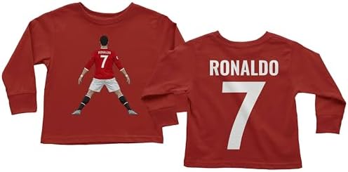 Goal Celebration Ronaldo-Inspired - Siu 7 Jersey-Like Toddler Long Sleeve Tshirt