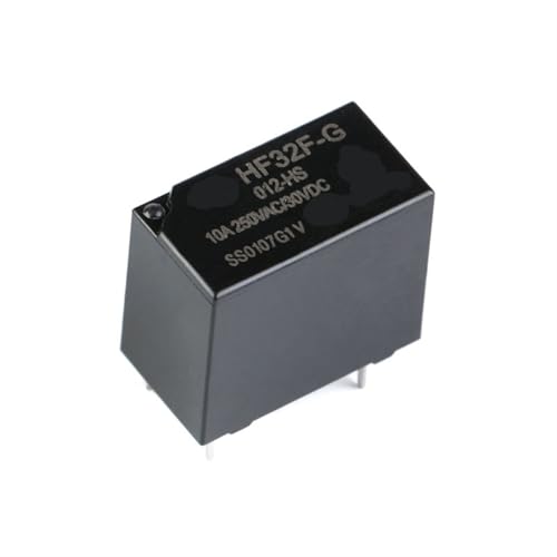 Relé electromecánico de 5V HF32F-G JZC-32F-005-HS de 10A y 4 pines