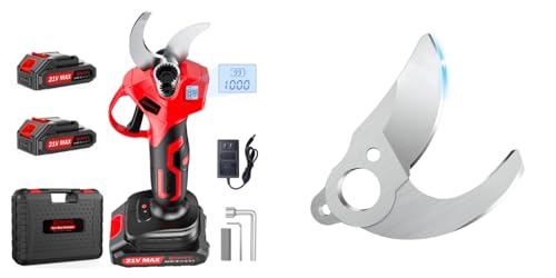 MODOFO Cordless Electric Pruning Shears with Batteries
