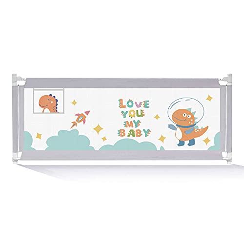 Baby Fence for Bed, Bed Rail for Toddlers Infants, Safety Bed Guardrail 70.8 inch Length, Extra Long Baby Protector Rail with Breathable Fabric for Twin Bed-1Piece