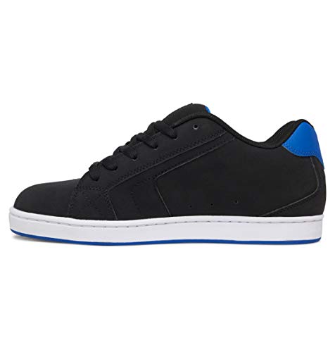 DC Men's Net Skate Shoe, Black Royal, 9.5 UK