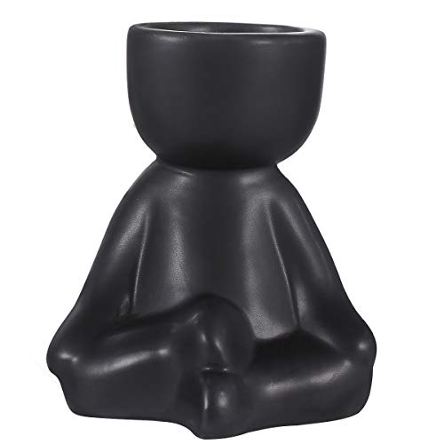 HEMOTON Pot de Fleurs en céramique - Forme Humaine - Décoration de Bureau Cover