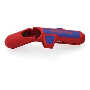 KNIPEX – KNIPEX ErgoStrip Universal-Abmantelungswerkzeug, 16 95 02 SB