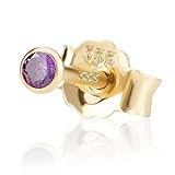 Hochqualitative und fein gearbeitete Ohrstecker aus echtem Gelb Gold