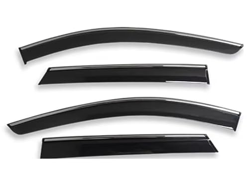 Protectores Lluvia para Nissan Qashqai J12 2022 2023 2024 2025, Deflectores Universales Reducen Ruido Viento Ventilan Habitáculo,4PCS