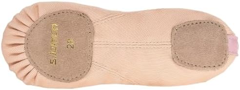 s.lemon Stretch Ballet Shoe,Girls Women Split Sole Elastic Dance Slippers Ballet Shoes TLB Orange 39 - 2