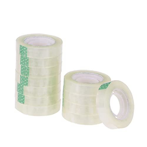 Ciieeo 12Pçs Fita Invisível De Vedação Fita Adesiva Transparente Fita Escolar Fita Adesiva De Vedaçã