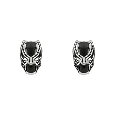 Disney Marvel E600217L - Pendientes de tuerca de acero inoxidable con diseño de pantera negra, talla única, Plata de ley | Ya disponible en tu tienda friki favorita! En mundofriki.es! Disney Marvel E600217L - Pendientes de tuerca de acero inoxidable con diseño de pantera negra, talla única, Plata de ley | Ya disponible en tu tienda friki favorita! En mundofriki.es!