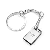 Mini & Impermeable: La mini memoria USB es solo del tamaño de un pulgar, pero la carcasa de metal sólido para brindar más protección a sus datos y es resistente al agua.