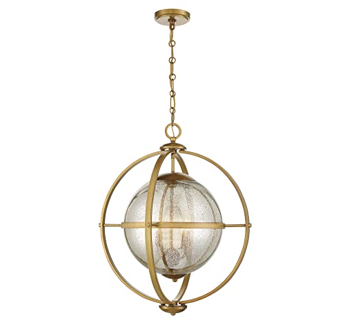 Savoy House 7-1872-3-322 Pearl Modern Nautical Vintage Mercury Glass Pendant, 3-Light 180 Total...
