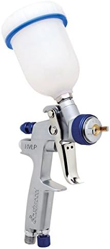 Eastwood Concours Pro HVLP Detail Gun 1.0Mm Steel Construction Low CFM 100Cc Cup