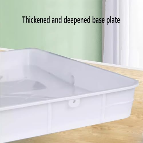 Wasserauffangschale für Klimaanlage, Leckrückgewinnungspfanne mit Ablauf- Set, Wärmepumpen- Zubehör (71 x 24 cm, klein, 1 P)- effiziente Kondensatlösung-7