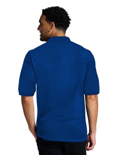 Jerzees Men's Short Sleeve Polo Shirts, Dri-Power, Sizes S-5X - Royal, X-Large - Thumbnail 3