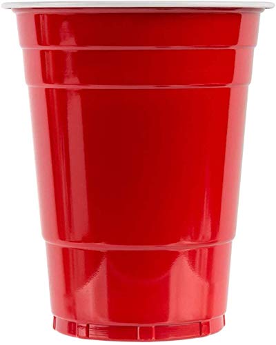EDI PS Party Cups Red - 16 oz (100 pcs) (100, 16 Oz)