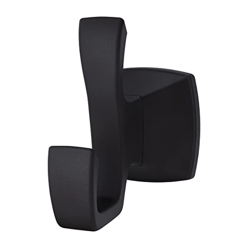 Pfister Venturi Towel Hook, Bathroom Towel Hook, Wall-Mounted, Screw-In, Matte Black Finish, BRHVNC0B by Pfister - Used condition - US$12.05