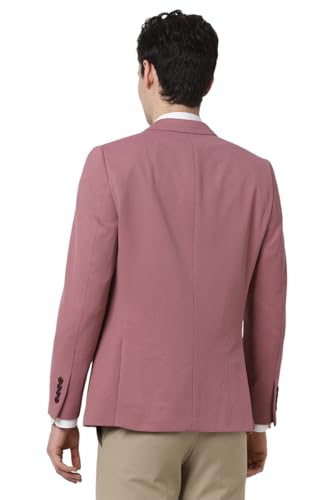 Image of Peter England Men's Neo Slim Waffle Knit Blazer