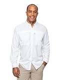 Insect Shield Men's Elements Lite Long Sleeve Shirt White