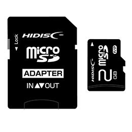 HIDISC microSD[J[h 2GB HDMCSD2GCLJP3X5 5Zbg
