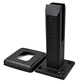 【Interior y exterior】: la abrazadera de balaustrada de vidrio se puede usar no solo en la superficie horizontal, sino también en las escaleras. Se puede instalar en escalones y escaleras para terrazas, escaleras, porches, garajes, patios, balcones, pasillos, piscinas, edificios de oficinas, hoteles, casas, jardines y cercas.