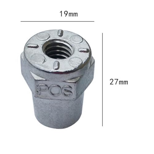 Borne de batterie 3/8 filetée robuste avec adaptateurs positif négatif en lot de 10 - 4