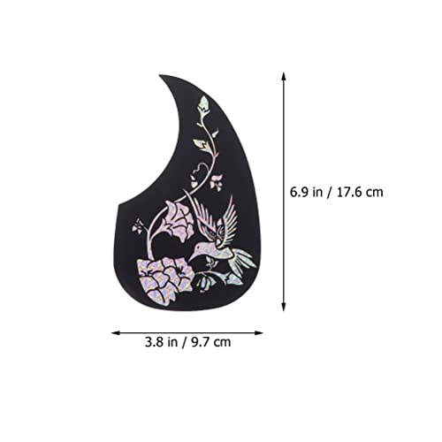 Milisten Acoustic Guitar Accessories Guitar Pickguard Droplets Guard Scratch Plate Hummingbird Guitar Pickguard Acoustic Classical Guitar Guitar Pickguard Sticker Guitar Scratch Plate Bass Picks #TOP5