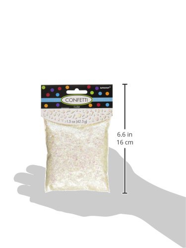 Amscan | Artigos de festa | Confetes iridescentes brilhantes | Pacote com 1 | Iridescente