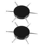 MAGICLULU 2pcs Circular Dotting Pen Set for Nail Art, Multi-functional Stainless Steel Nail Embossing Tools