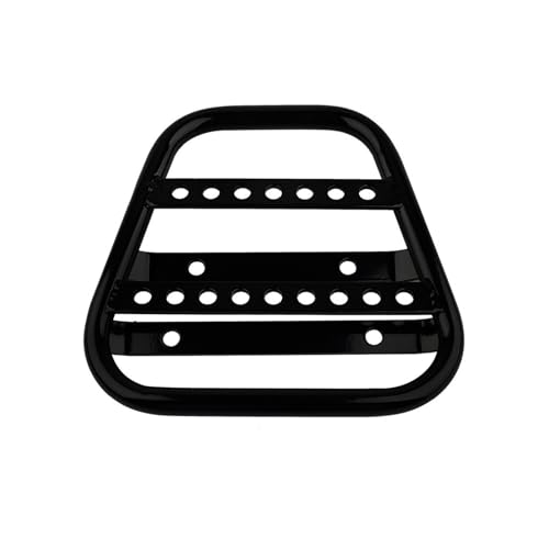 Porte-bagages moto haut de gamme pour Triumph Street Scrambler 900 finition acier noir