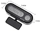 Ziyan Auto Mini Uhr Thermometer 2in1 LED Leuchtend Digitalanzeige Digitaluhr Fahrzeug Armaturenbrett Uhr für PKW Auto LKW KFZ