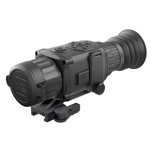 AGM Global Vision Rattler TS 25-256 Thermal Riflescope with 256x192 Resolution, Video Recording, and Wi-Fi Transmission, Waterproof and Shockproof, Ideal for Hunting, Law Enforcement.