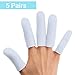Produktbild Sumiwish Fingerschutz, 10 Stücke Dicker Gel Finger Ärmel, Wasserdichter Silikon Fingerlinge für Finger Knacken, Finger Arthritis, Handekzem und mehr.