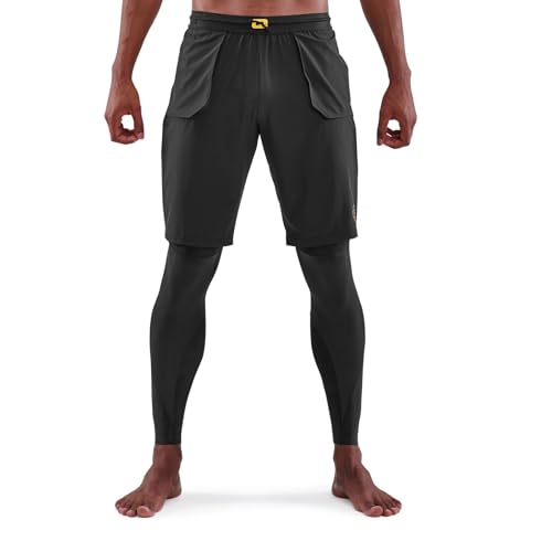 Skins Series-5 Men's Premium Compression Long Tights-Improved Cir...