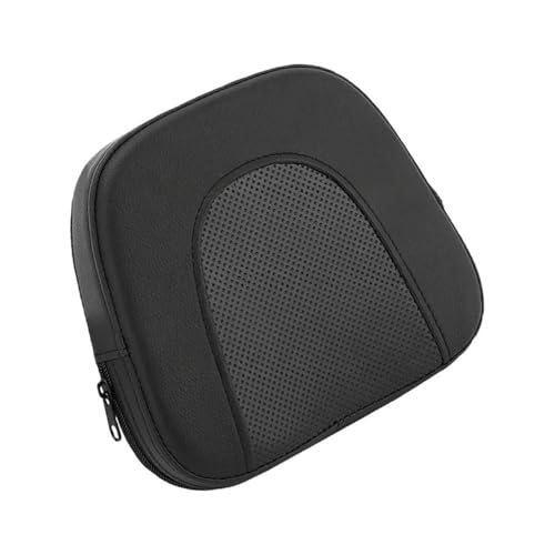 Dossier passager moto coussin de siège arrière confort noir pour trajets urbains