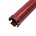 BOBKALATG Heavy Duty Wet Core Drill Bit 1.5 Inch, Turbo Teeth for Concrete Brick Asphalt, Dust Suppression Cooling Design, Hexagonal Thread Industrial Coring Tool (Red)