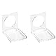 2 x Licht-Pad-Schalterabdeckung, 1,6 cm Licht-Pad-Schalter-Abdeckung, Diamant-Malerei-Zubehör, kindersichere Druckknopf-Schalter-Abdeckung, Power-Tasten-Abdeckung für Tracing-Lichtplatine