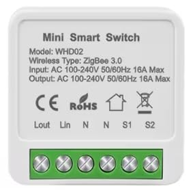 Tuya Wifi Smart Switch 2 Way Control Breaker Relay Module (10 A/16 A), App & Voice Control, Timer & Relay Features