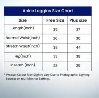 Women's Classic Black Leggings, Full Length, Ankle Length, Elastic Waistband - Image 4 thumbnail