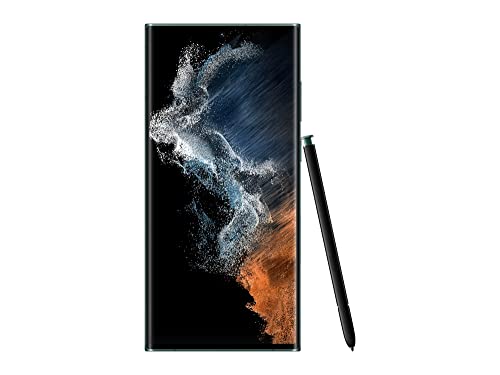 SAMSUNG Galaxy S22 Ultra Cell Phone, Factory Unlocked Android Smartphone, 256GB, 8K Camera & Video, Brightest Display Screen, S Pen, Long Battery Life, Fast 4nm Processor, US Version, 2022, Green - Thumbnail 2
