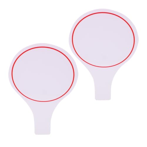 KOMBIUDA 2pcs Handheld Dry Erase Scoreboard Weatherproof Paddle Board for Outdoor Events Competitions