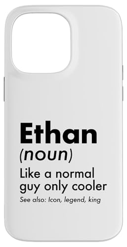 Ethan Like A Normal Guy Only Cooler Legend King �t�@�[�X�g�l�[�� �X�}�z�P�[�X iPhone 14 Pro Max �p