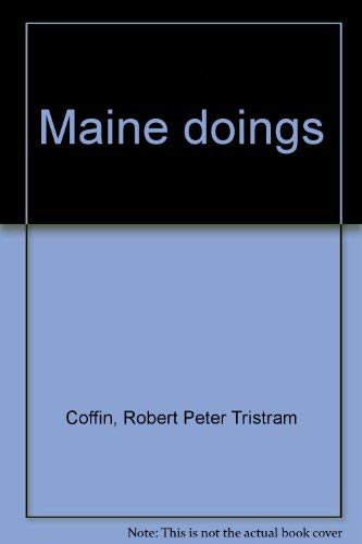 Maine doings [Large Print] 0896210243 Book Cover