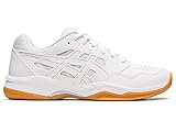 ASICS Women's Gel-RENMA Indoor Shoe, 8, White/Pure Silver