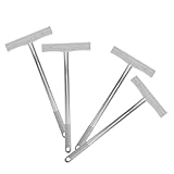 AUTSUPPL 4 Stück Teiliges Edelstahl Schilderhalter Stab Handheld Schildhalter für Paraden Sportveranstaltungen Flughafen Transfer Vielseitig Robust und Leicht