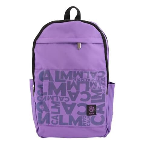 Biggdesign Womens Backpack, Water Resistant Large, Lightweight School Backpacks for Women and Teen Girls, Travel, College, High School Bookbag, 2 Compartments Up To 17 in, Purple Cover